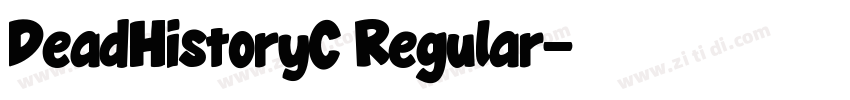 DeadHistoryC Regular字体转换